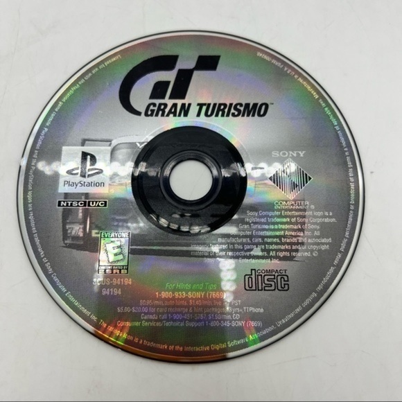 Gran Turismo (PlayStation PS1) Video Game DISC ONLY Car Racing - Picture 2 of 3